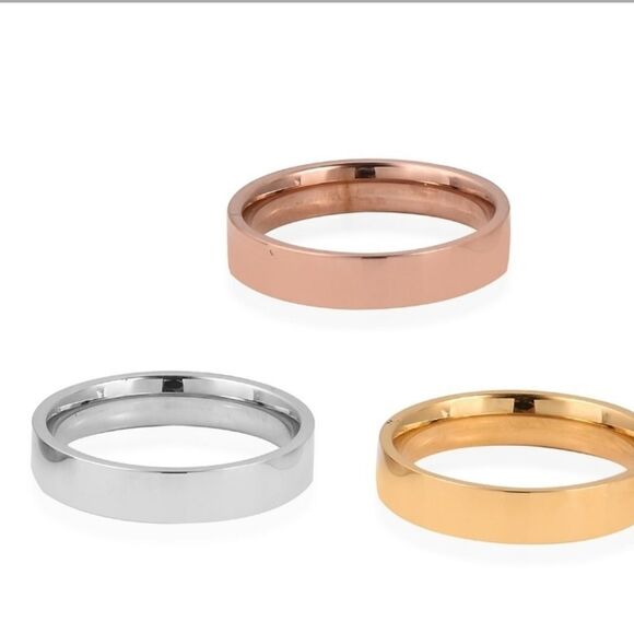 Set of 3 Band Rings - Picture 2 of 7